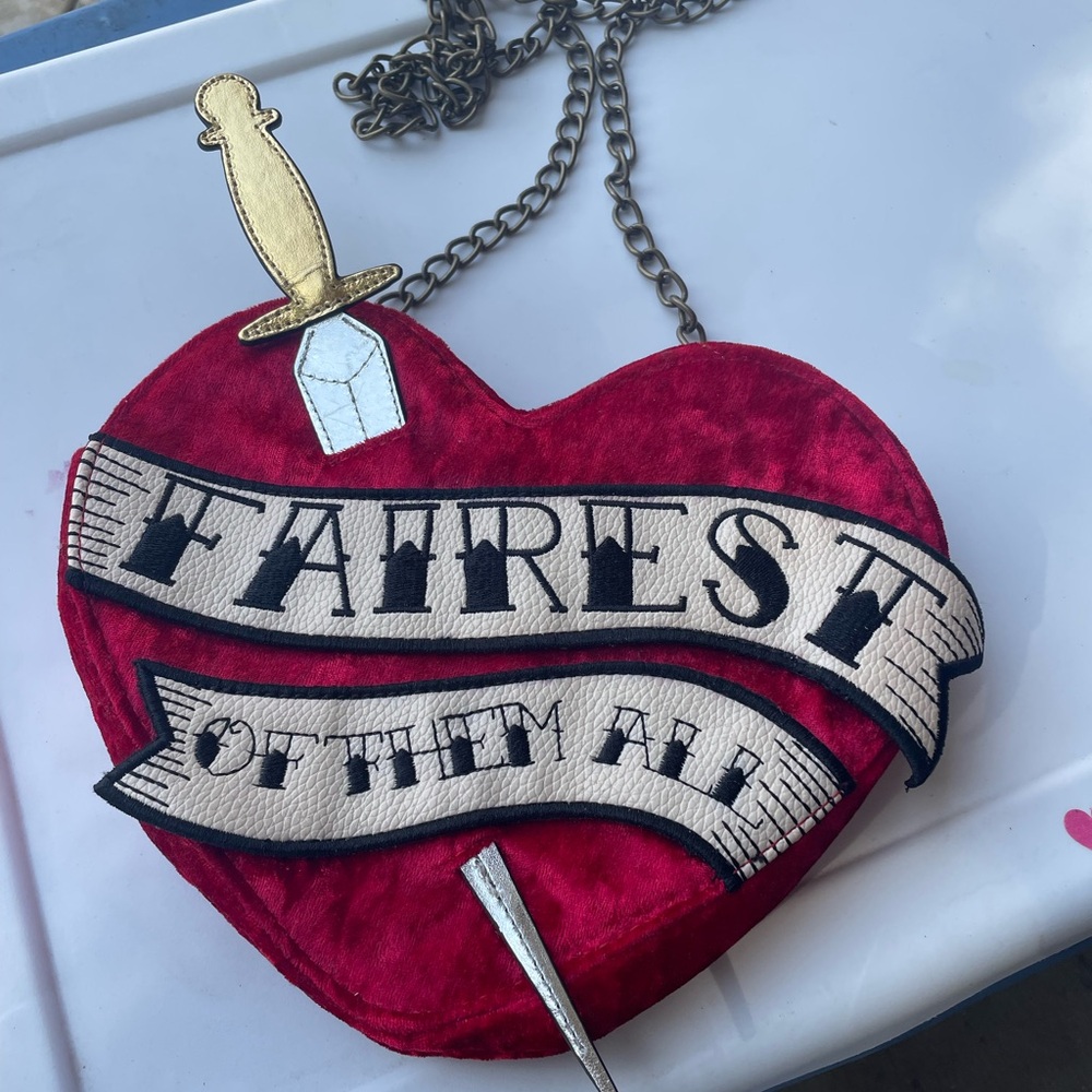 Heart crossbody purse